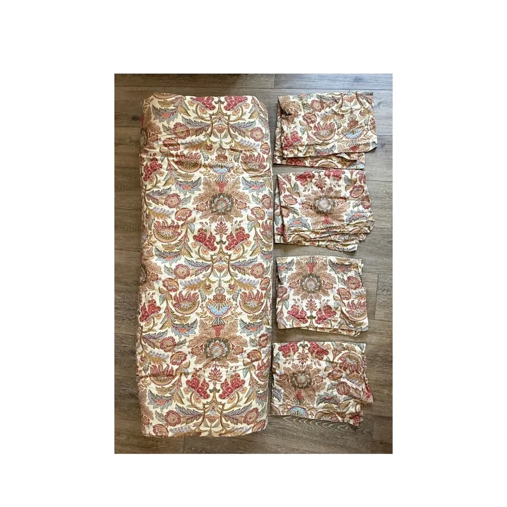 Vintage Ralph Lauren Chapman Paisley Full Queen Comforter 4 Standard Pillowcases